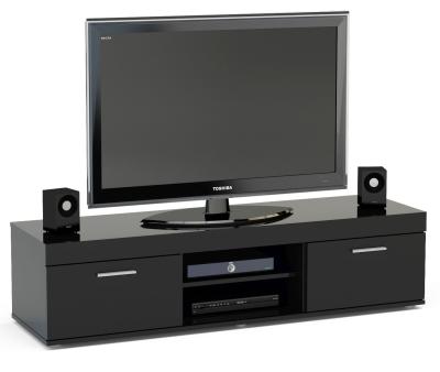 Edgeware Black 104cm Tv Unit