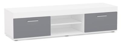 Edgeware White And Grey 140cm Tv Unit