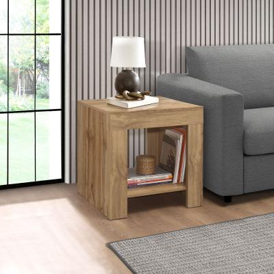 Compton Oak Effect Lamp Table