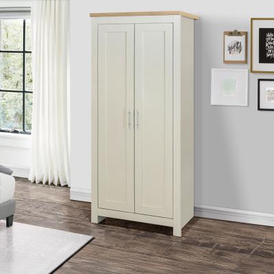 Highgate Wardrobe - 2 Door - Cream Painted