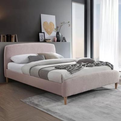 Otley Blush Pink Fabric Bed Sizes Available