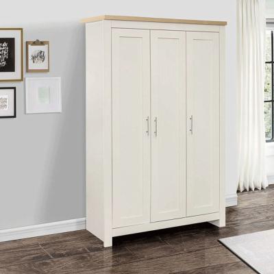 Highgate Wardrobe - 3 Door - Cream Painted
