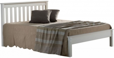 Product photograph of Denver Grey Bed - Sizes Available from Choice Furniture Superstore