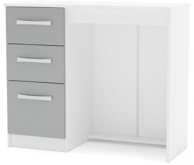 Product photograph of Lynx Dressing Table - Comes In Grey Black And White Options from Choice Furniture Superstore