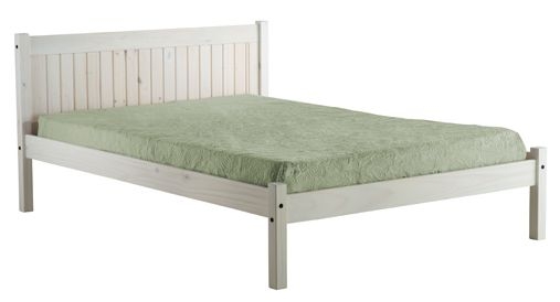 Rio White Washed Pine Bed