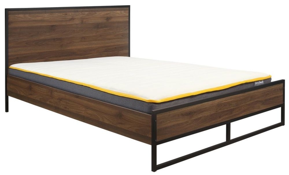 Houston Walnut Bed - Sizes Available