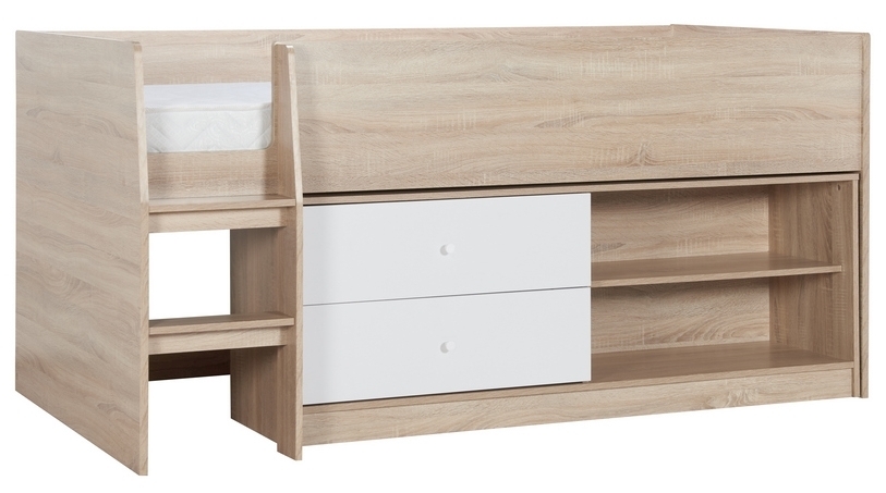 Leyton Kids White Cabin Bed