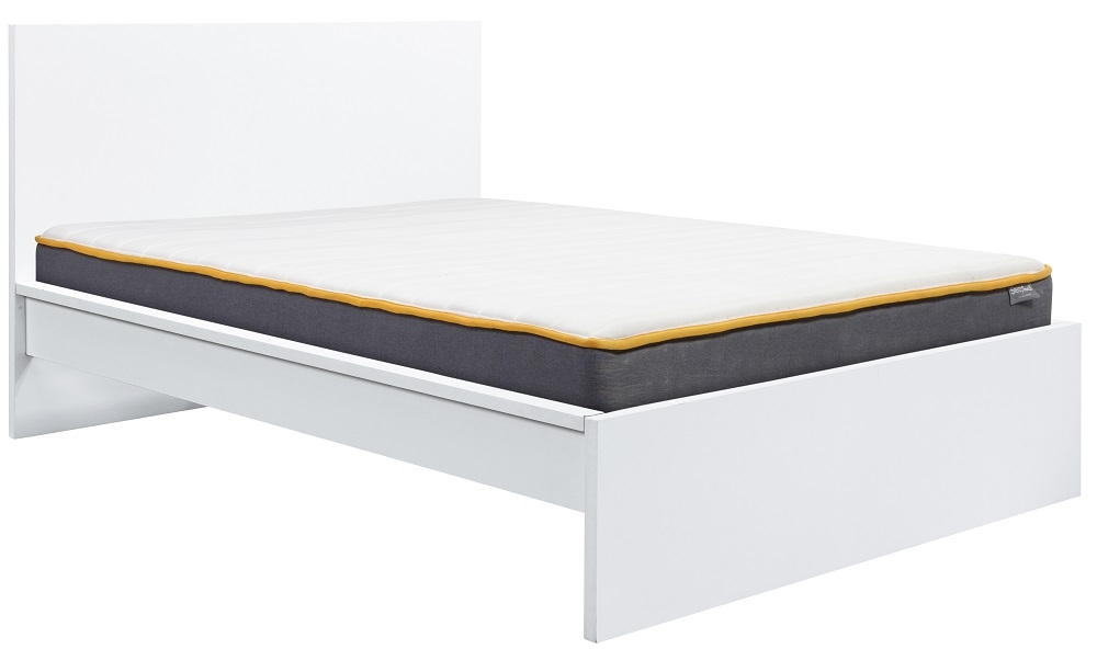 Oslo White Bed - Sizes Available