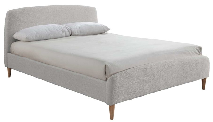 Otley Dove Grey Fabric Bed - Comes in Double and King Size