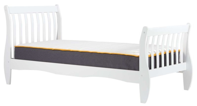 Belford White High Foot End Bed - Sizes Available