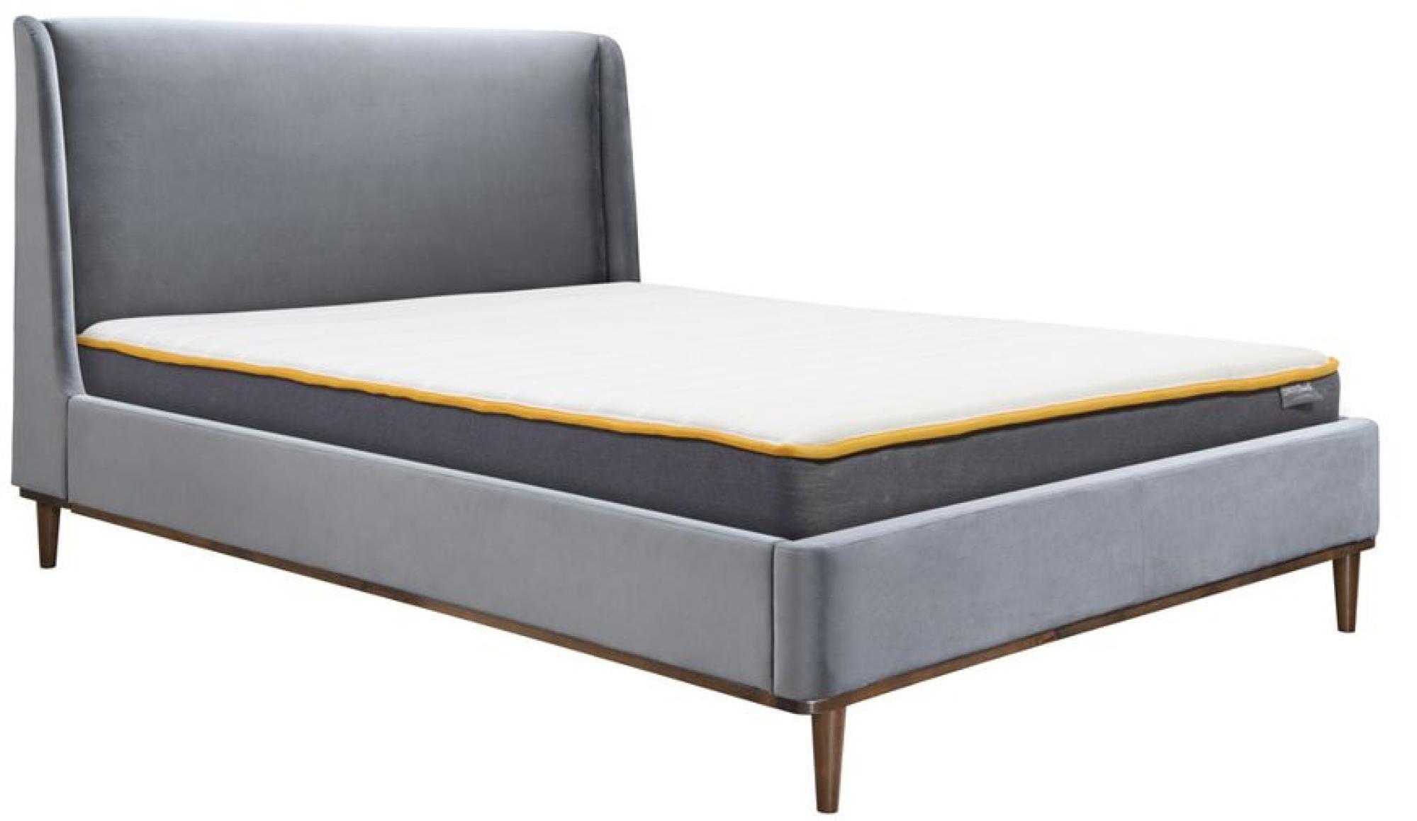 Lincoln Grey Fabric Bed - Sizes Available