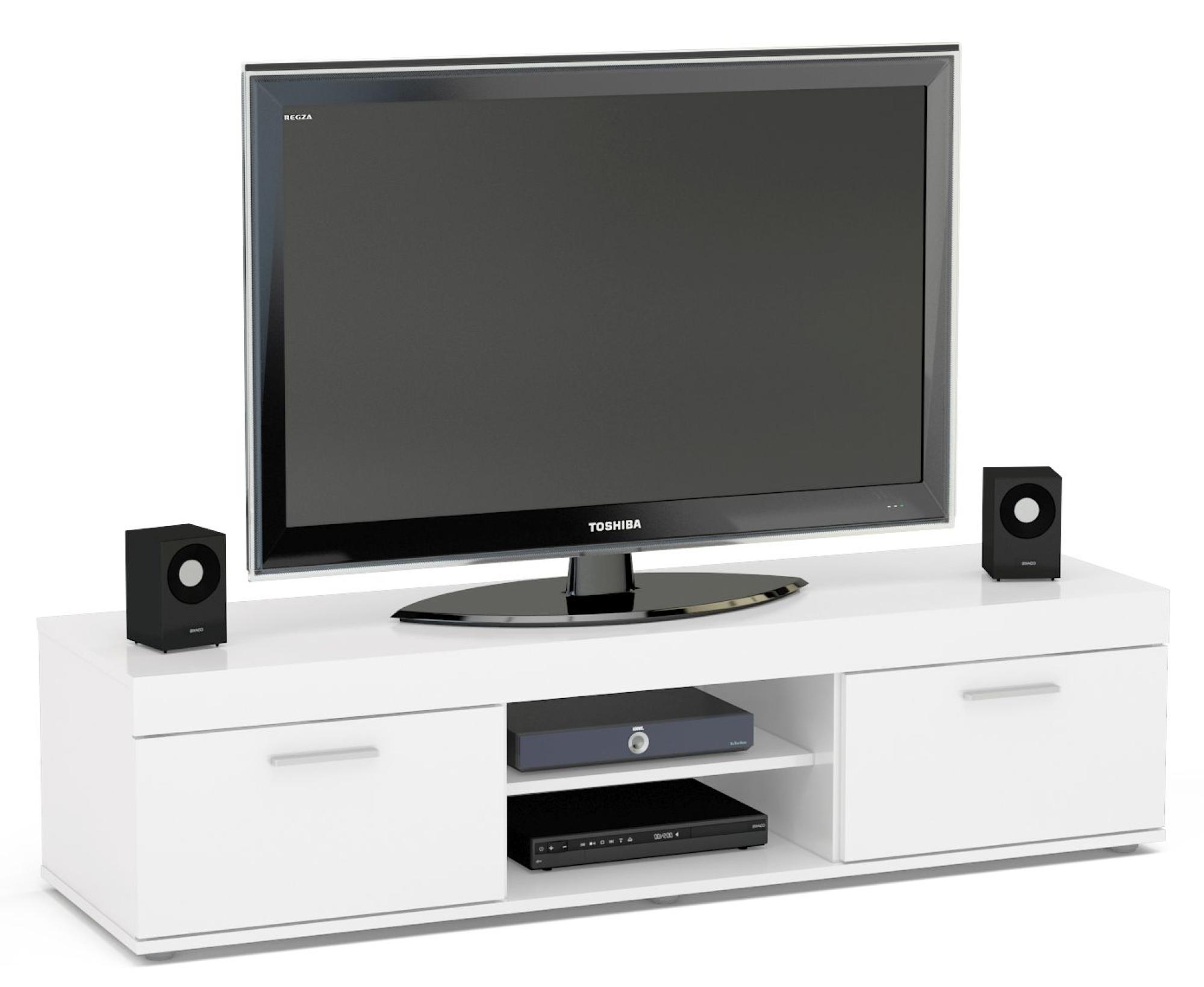 Edgeware White 140cm TV Unit