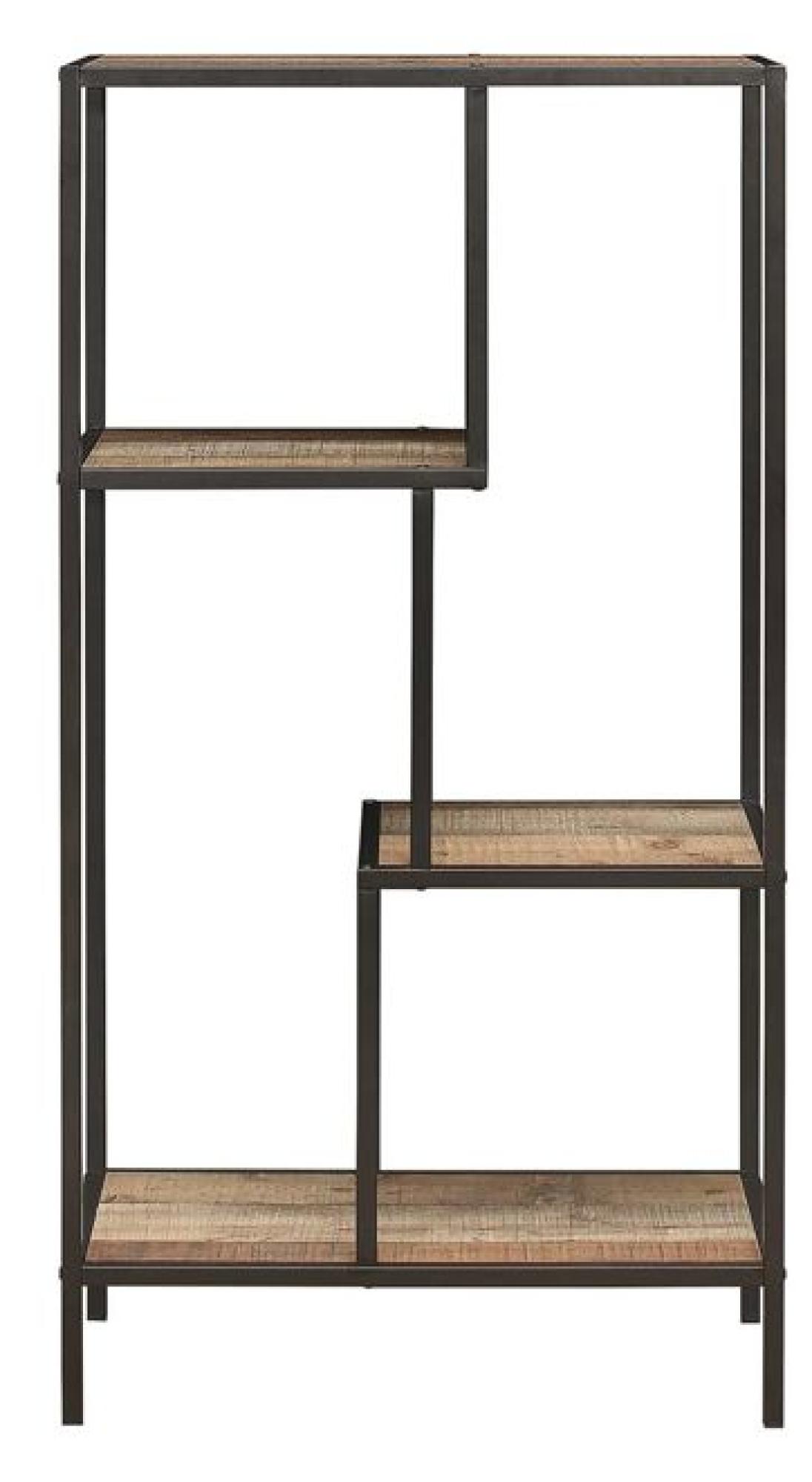 Urban Rustic Wood Effect Medium Shelving Unit
