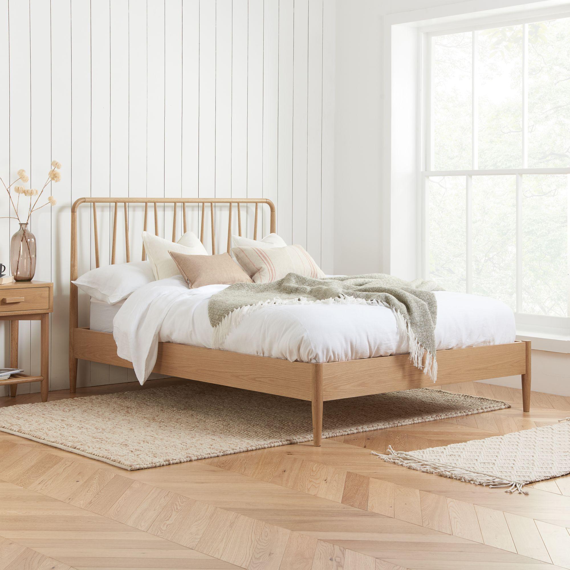 Jesper Oak Bed - Sizes Available