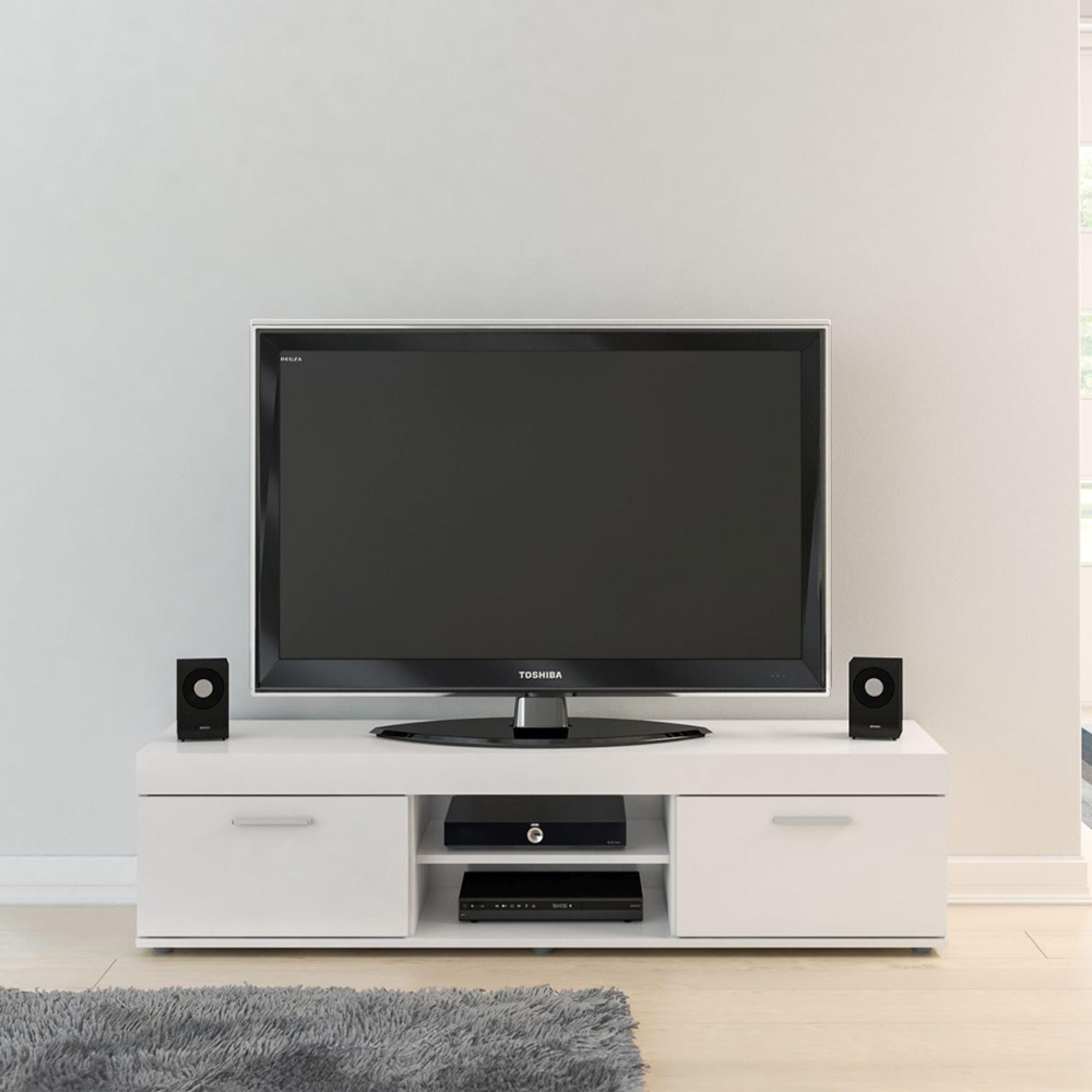 Edgeware White 140cm TV Unit