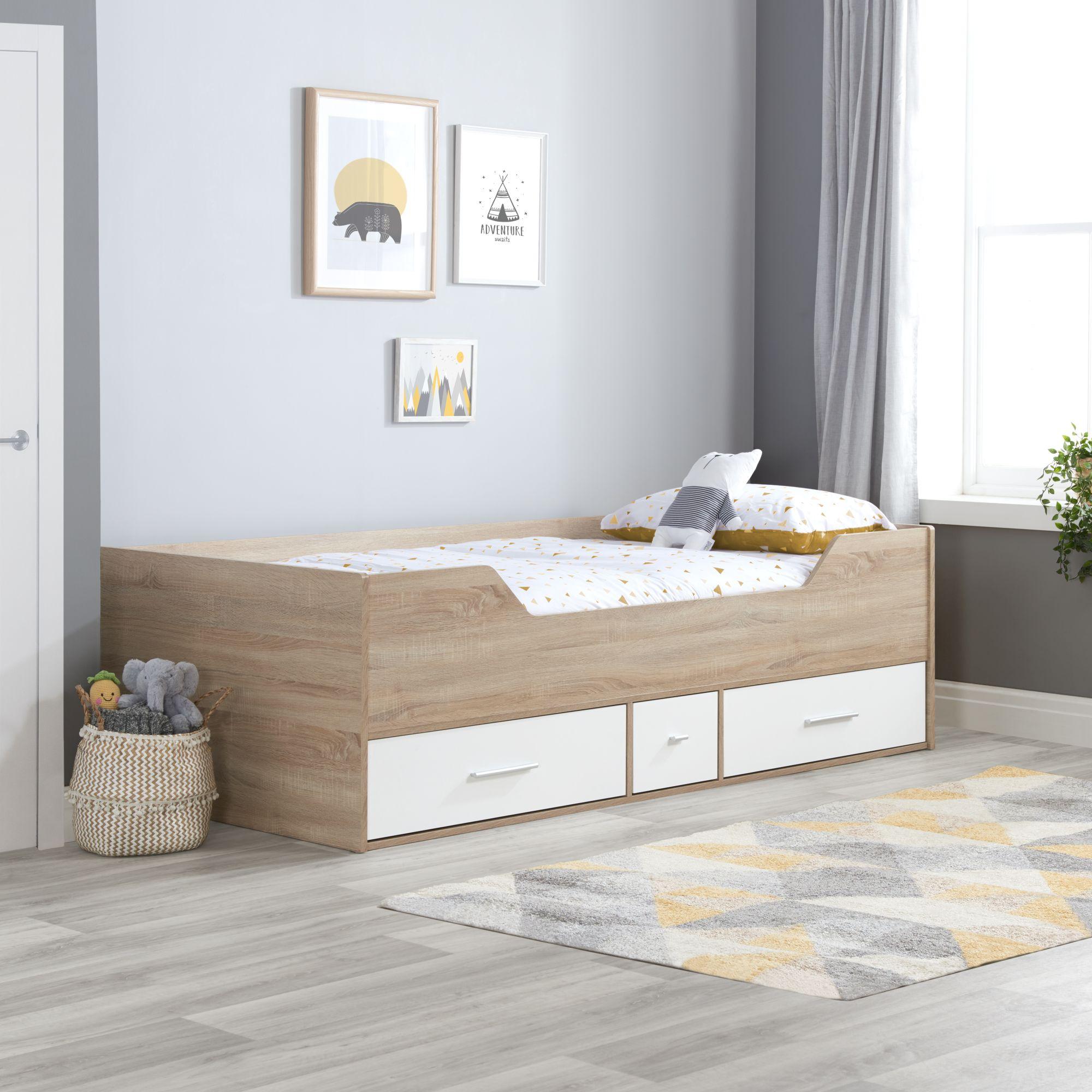 Camden Kids White Cabin Bed