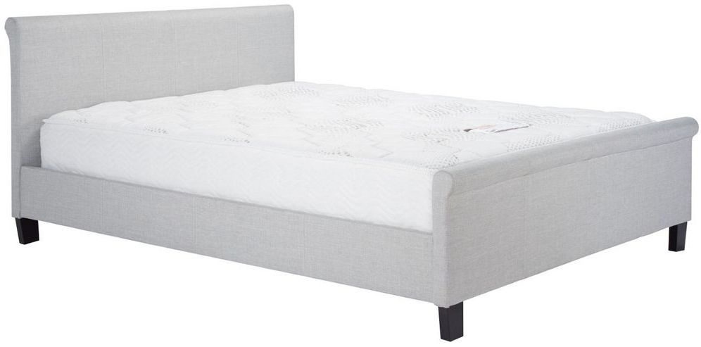Stratus Grey Fabric Bed - Sizes Available