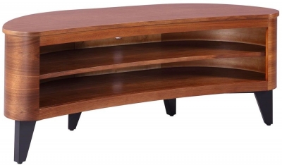 Product photograph of Jual Florence Walnut Tv Stand - Jf709 from Choice Furniture Superstore