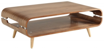 Product photograph of Jual Walnut Coffee Table Jf703 from Choice Furniture Superstore