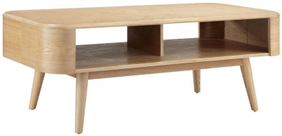 Product photograph of Jual Oslo Oak Coffee Table - Jf811 from Choice Furniture Superstore