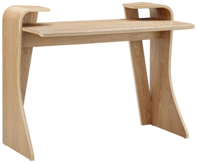 Product photograph of Jual Oslo Oak Desk - Pc820 from Choice Furniture Superstore