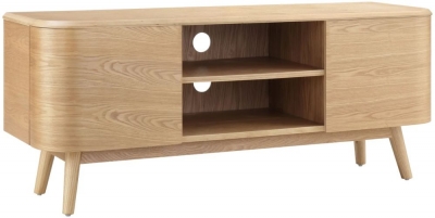 Product photograph of Jual Oslo Oak Tv Stand - Jf810 from Choice Furniture Superstore