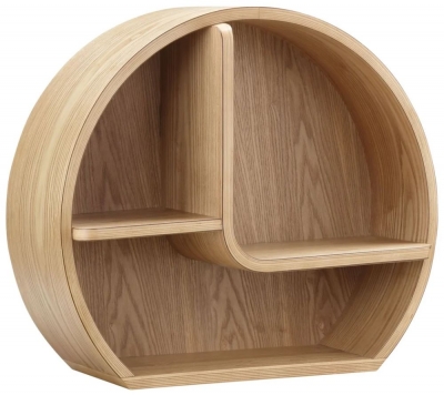 Product photograph of Jual San Francisco Oak Wall Shelf - Jf713 from Choice Furniture Superstore
