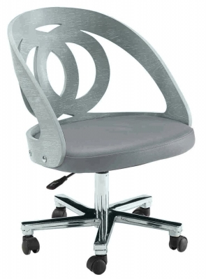 Product photograph of Jual Curve Grey Office Chair Pc606 from Choice Furniture Superstore
