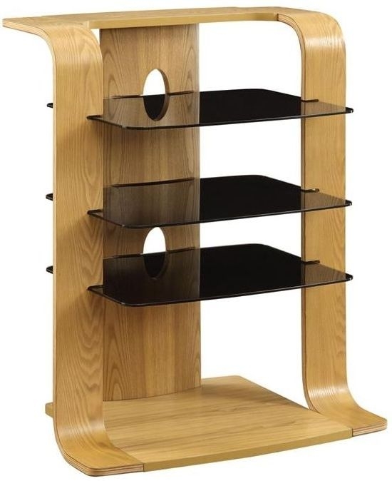 Jual JF204 Oak HiFi Rack