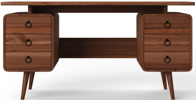 Product photograph of Alphason Somerset Home Office Desk - Aw3110 from Choice Furniture Superstore