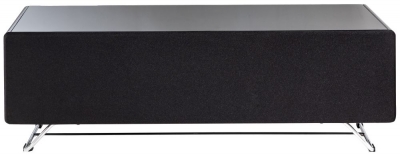 Alphason Chromium Concept 120cm Tv Stand In Black With Speaker Mesh Front Cro21200cptblk