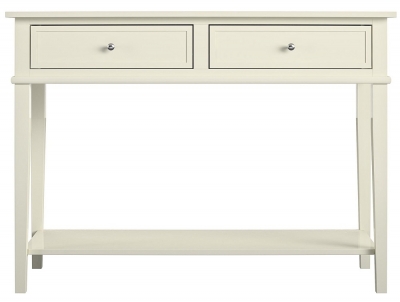 Product photograph of Alphason Franklin Painted 2 Drawer Console Table from Choice Furniture Superstore