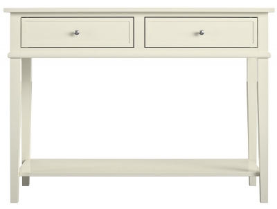 Product photograph of Alphason Franklin Console Table In White - 7918013comuk from Choice Furniture Superstore