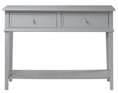 Product photograph of Alphason Franklin Console Table In Grey - 7918815comuk from Choice Furniture Superstore