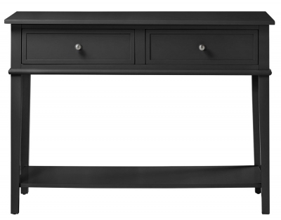 Product photograph of Alphason Franklin Console Table In Black - 7918872comuk from Choice Furniture Superstore