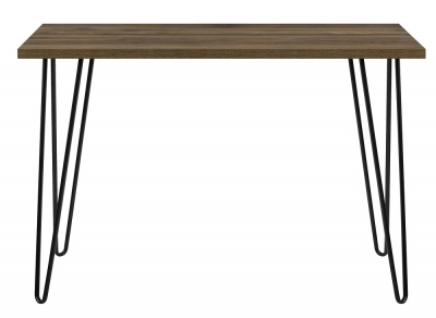 Product photograph of Alphason Owen Retro Industrial Desk With Hairpin Legs from Choice Furniture Superstore