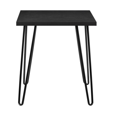 Alphason Owen Retro End Table in Black Oak - 5068296COMUK