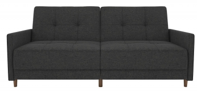 Product photograph of Alphason Andora Grey Linen Fabric 2 Seater Sprung Sofa Bed - 2146429uk from Choice Furniture Superstore