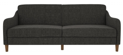 Product photograph of Alphason Jasper Grey Linen Fabric 2 Seater Sprung Sofa Bed - Linen - 2148429uk from Choice Furniture Superstore