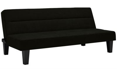 Kebo Futon Velvet Fabric 2 Seater Sofa Bed