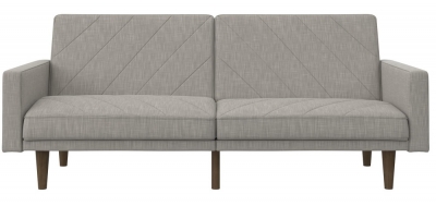 Product photograph of Alphason Paxson Light Grey Linen Fabric 2 Seater Sofa Bed - 2110229uk from Choice Furniture Superstore