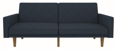 Product photograph of Alphason Paxson Navy Blue Linen Fabric 2 Seater Sofa Bed - 2110629uk from Choice Furniture Superstore