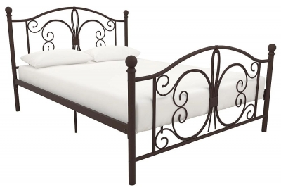 Product photograph of Alphason Bombay Bronze Metal Bed - Sizes Available - 3246228uk from Choice Furniture Superstore