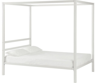 Product photograph of Alphason Modern White Metal 4ft 6in Double Bed - 4073139uk from Choice Furniture Superstore