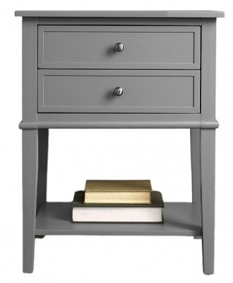 Product photograph of Alphason Franklin Accent Table In Grey - 5062196pcomuk from Choice Furniture Superstore