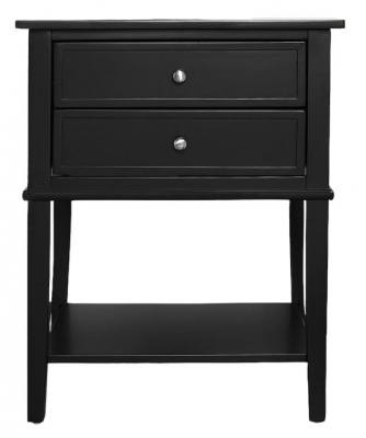Product photograph of Alphason Franklin Accent Table In Black - 5062596comuk from Choice Furniture Superstore