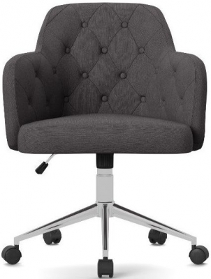 Alphason Washington Grey Fabric Office Chair 