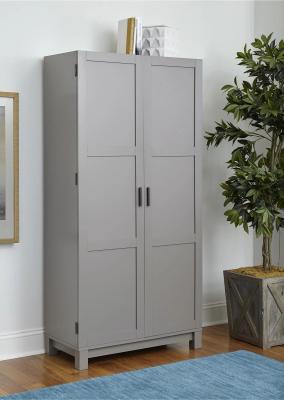 Product photograph of Alphason Carver 64in Storage Cabinet In Grey - 5278196comuk from Choice Furniture Superstore