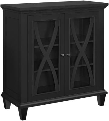 Product photograph of Alphason Ellington Accent Cabinet In Black - 5042196comuk from Choice Furniture Superstore