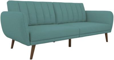 Alphason Novogratz Brittany Linen Futon Sofa Bed